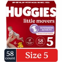 Huggies Little Movers Baby Diapers Size 5 (27+ lbs) Perspective: Main