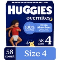 Huggies Overnites Nighttime Baby Diapers Size 4 (22-37 lbs) Perspective: Main