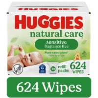 Huggies Natural Care Unscented Sensitive Baby Wipes