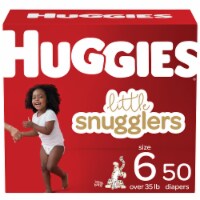 Huggies Little Snugglers Baby Diapers, Size 6 (35+ lbs)