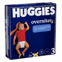 Huggies® OverNites Baby Diapers, Size 3 (16-28 lbs)