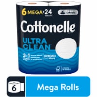Cottonelle Ultra Clean Strong Mega Roll Toilet Paper