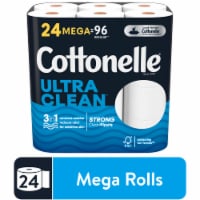 Cottonelle Ultra Clean Toilet Paper Strong Toilet Tissue Mega Rolls