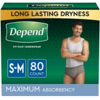 Depend® Male Max Absorbency S/M Fit-Flex® Incontinence Underwear