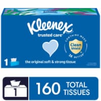 Kleenex Trusted Care Facial Tissues Flat Box