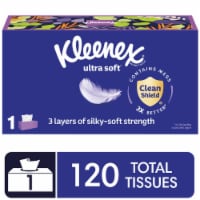 Kleenex Ultra Soft Facial Tissues Flat Box