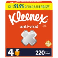 Kleenex Anti Viral Facial Tissues Cube Box