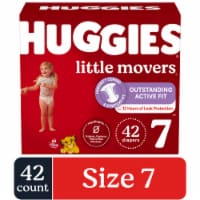 Huggies Little Movers Baby Diapers Size 7 (41+ lbs)
