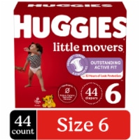 Huggies Little Movers Baby Diapers, Size 6 (35+ lbs), 88 count - King  Soopers