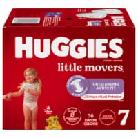 Huggies Little Movers Size 7 Diapers
