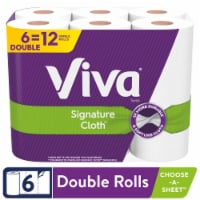 Viva Signature Cloth Choose-A-Sheet Paper Towels Double Rolls Perspective: Main