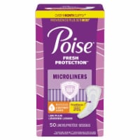 Poise® Fresh Protection™ Microliners for Women Lightest Absorbency Long Perspective: Main