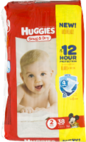 Huggies Snug & Dry Baby Diapers, Size 2 (12-18 lbs) Perspective: Main
