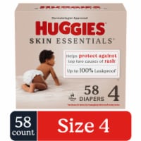 Huggies Skin Essentials Baby Diapers, Size 4 (22-37 lbs) Perspective: Main