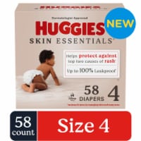 Huggies Skin Essentials Baby Diapers, Size 4 (22-37 lbs) Perspective: Main