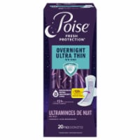 Poise Ultra Thin Incontinence Pads with Wings, 8 Drop Perspective: Main