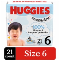 Huggies Snug & Dry Baby Diapers, Size 6 (35+ lbs) Perspective: Main