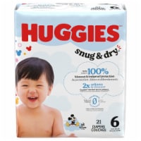 Huggies Snug & Dry Baby Diapers, Size 6 (35+ lbs)