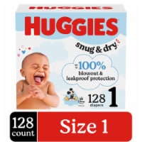Huggies Snug & Dry Baby Diapers, Size 1 (8-14 lbs) Perspective: Main