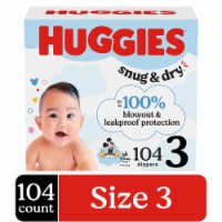 Huggies Snug & Dry Baby Diapers, Size 3 (16-28 lbs) Perspective: Main