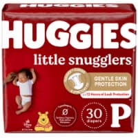 Huggies Little Snugglers Baby Diapers Size Preemie (up to 6 lbs)