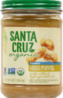 Santa Cruz Organic® Light Roasted Creamy Peanut Butter Perspective: Main