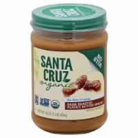 Santa Cruz Organic No Stir Creamy Dark Roasted Peanut Butter Spread