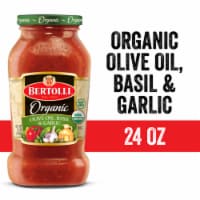 Bertolli® Organic Olive Oil Basil & Garlic Pasta Sauce Perspective: Main