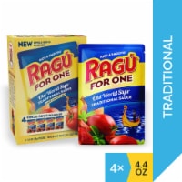 Ragu For One Old World Style Traditional Sauce Single-Serve Pouches Perspective: Main