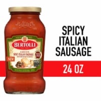 Bertolli® Spicy Italian Sausage Sauce With Romano Cheese Perspective: Main