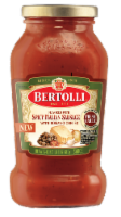 Bertolli® Spicy Italian Sausage Sauce With Romano Cheese Perspective: Main
