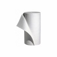 Pig Absorbent Roll,Oil-Based Liquids,White  MAT418