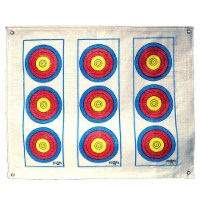 New Morrell Targets Polypropylene Archery Target Face, Vertical 3 Spot