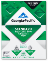 Georgia-Pacific Standard Recycled Multipurpose Paper - 500 pk - White Perspective: Main