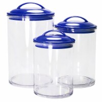 Reston Lloyd 6pc Acrylic Canister Set Inidgo