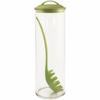 Reston Lloyd 11791 Acrylic Spaghetti Jar & Fork - Lime