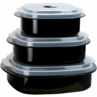 Reston Lloyd Black - Microwave Steamer Set