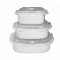 Reston Lloyd White - Microwave Steamer Set