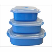Reston Lloyd 20701 Microwave Cookware & Storage Set  Azure
