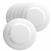 Reston Lloyd 72300 6pc Melamine Salad Plate Set White