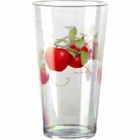 Reston Lloyd 95999 6pc Acrylic Drinkware Set 8oz Harvest Apple