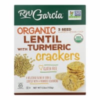 RW Garcia™ Gluten Free Organic Lentil With Tumeric Crackers Perspective: Main