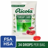 Ricola® Max Throat Care Swiss Cherry Wrapped Drops