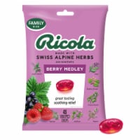 Ricola Oral Anasthetic Throat Drops and Sore Throat Relief Berry Medley Perspective: Main