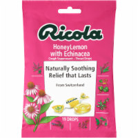Ricola Honey Lemon Throat Drops Perspective: Main