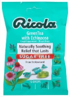 Ricola GreenTea with Echinacea Cough Drops Perspective: Main