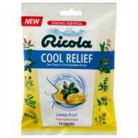 Ricola Cool Relief Lemon Frost Oral Anesthetic Drops Perspective: Main