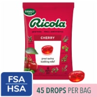 Ricola® Cherry Menthol Oral Anesthetic Cough Drops