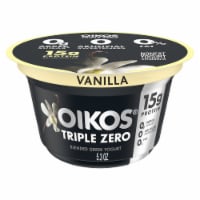 Oikos Triple Zero Vanilla Protein Nonfat Greek Yogurt Cup