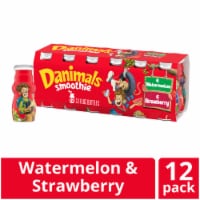 Danimals Strawberry and Watermelon Kids Low Fat Yogurt Smoothies